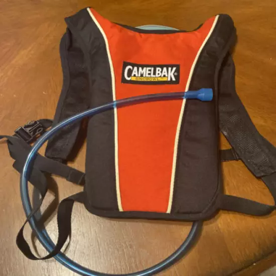 CAMELBAK "SNOBOWL" HYDRATION PACK - 1.5L IN BLACK/ RED W/BLADDER - EUC