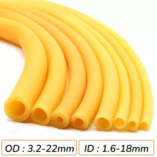 Natural Latex Rubber Tube Tubing Surgical Band Elastic Slingshot Hunting Fishing