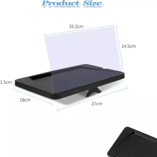 14" Screen Magnifier for Cell Phone, Portable 3D HD Magnifying Projector Screen