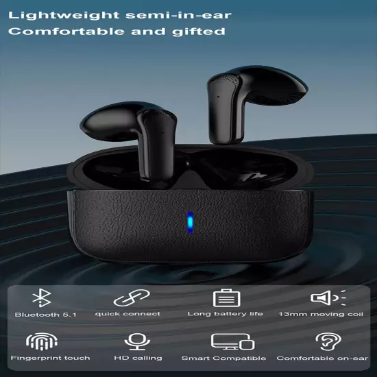 Bluetooth Earbuds 5.1 for iphone Samsung Android Wireless Earphone Waterproof