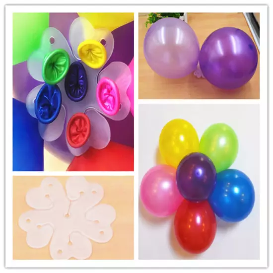 Balloon Flower Clips Ties For Decoration Part Accessories Holder 10 pcs