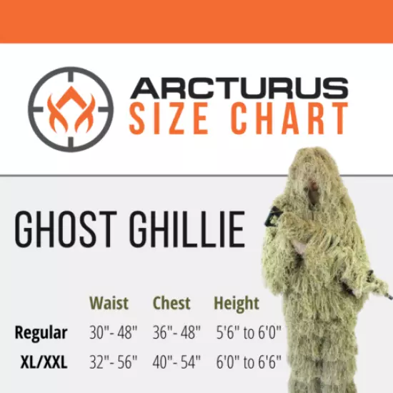 Arcturus Ghost Ghillie Suit | Super-Dense Dry Grass Hunting Camo