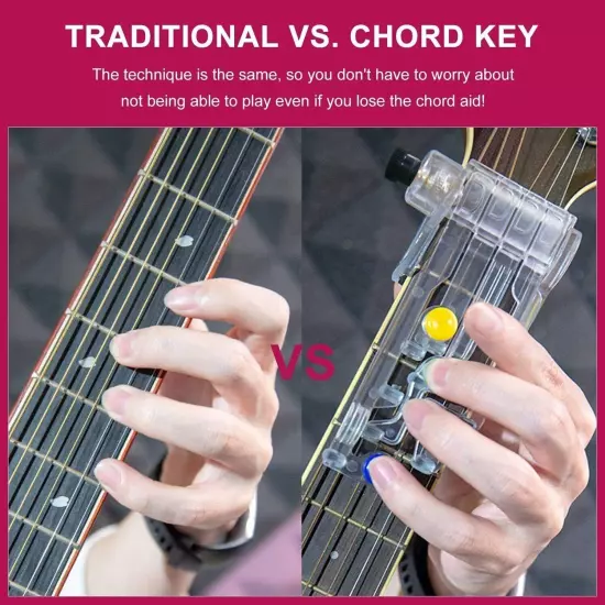 Guitar Learning Tools One-Key Chord Assist Practice Aid Learning For Aid Adults