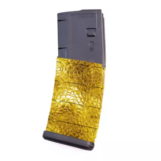 Magazine Wrap GOLD PATTERN AR vinyl Skin 5.56 .223 Airsoft ARM30-1039