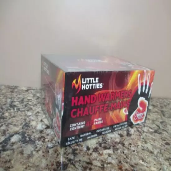 Box of 40 Pairs of Little Hotties Hand Warmers - Sealed