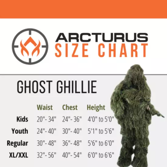 Arcturus Ghost Ghillie Suit | Super-Dense Woodland Hunting Camo