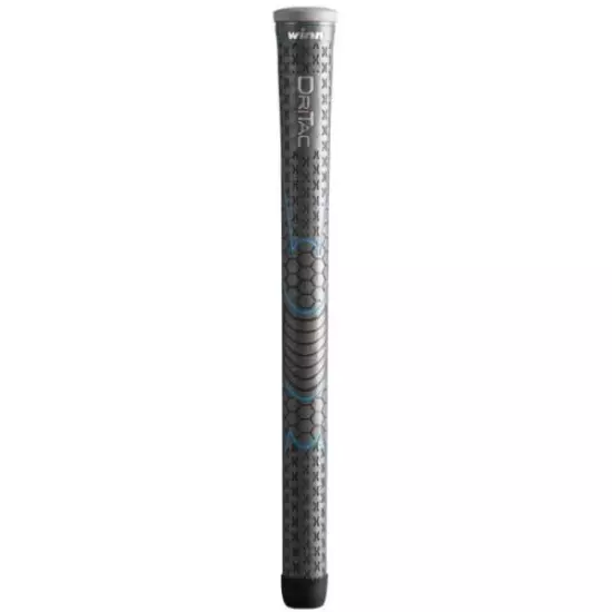 25 Winn Dri-Tac DriTac AVS Soft Light Gray & Blue Ladies Undersize Golf Grip