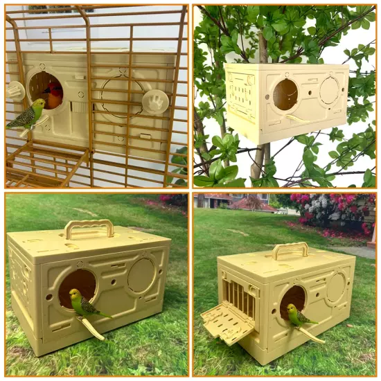 Plastic Folding Pigeon Cage Pet Carrier Travel Nest Box for Training Competition