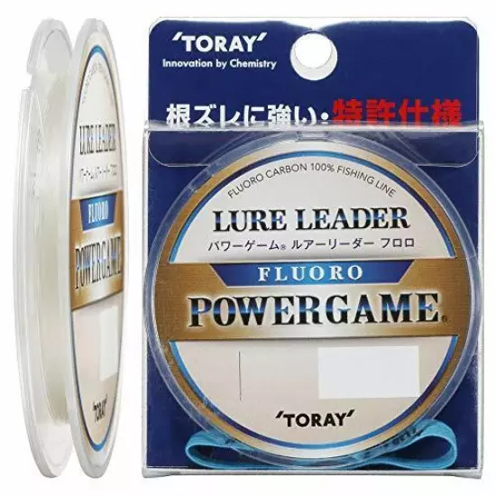 Toray (TORAY) Power Game Luer Leader Fluoro 30m 5lb Natural from Japan