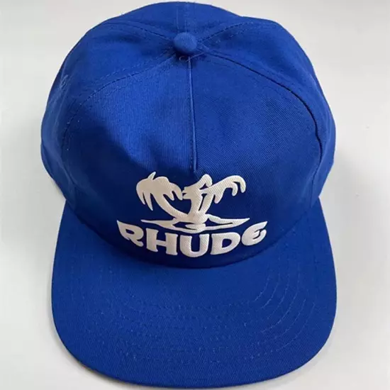 For Rhude Classic Embroidery Baseball Cap Sun Hat Unisex Vintage Trucker Hat