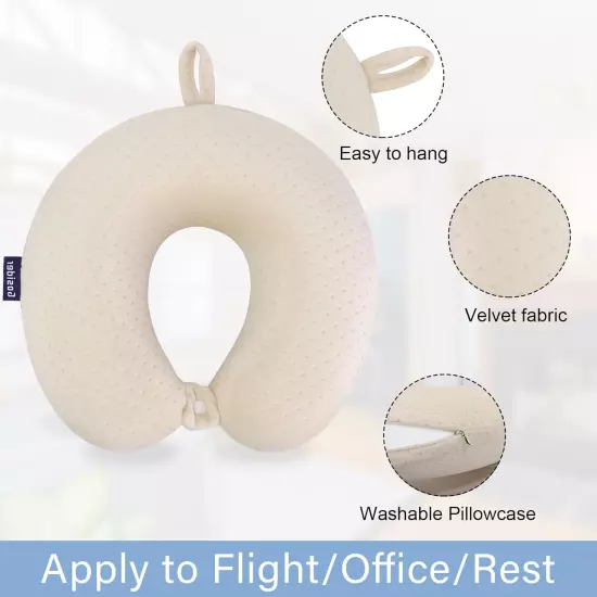 Memory Foam Neck Pillow Comfortable Travel Neck Pillow Neck and Head Support Lig