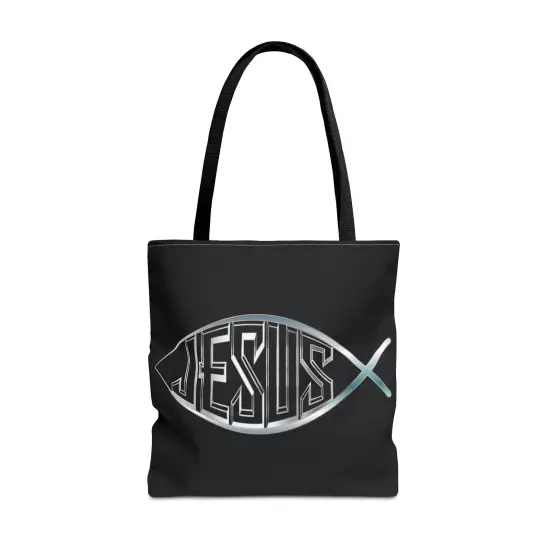 Tote Bag (AOP) - Jesus Fish