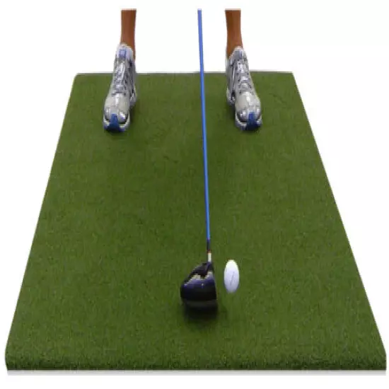 Backyard Golf Mat 36" x 60" Pro Residential Practice Golf Turf Mat With Foam Pad