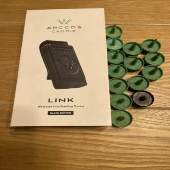 Arccos Caddie Bundle: Smart Sensors + Link (black edition)