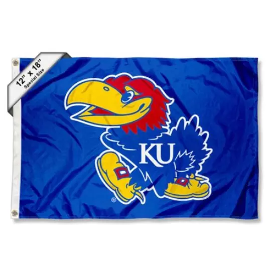 University of Kansas KU Boat and Golf Cart Flag