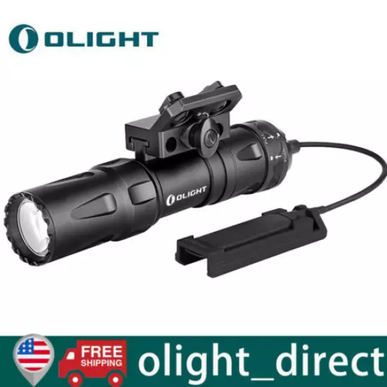 OLIGHT Odin Mini Tactical Flashlight Rechargeable Removable Slide Rail Mount US