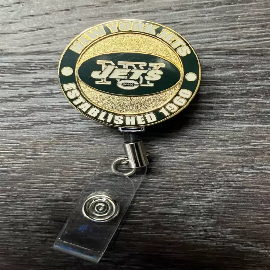 New York Jets retractable badge reel