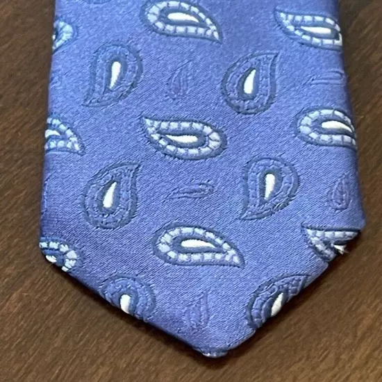 Michael Michael Kors Blue 100% Silk Men’s Neck Tie Made In China