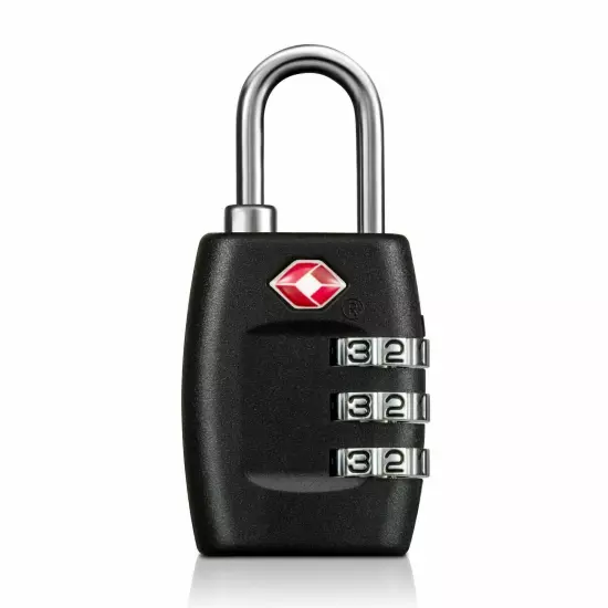 2X TSA Approved Luggage Lock Travel 3 Digit Combination Bags Suitcase Padlock