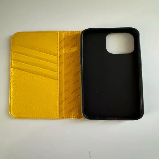 VISOUL Wallet Case for iPhone 12/14 Pro Max Black/Gold