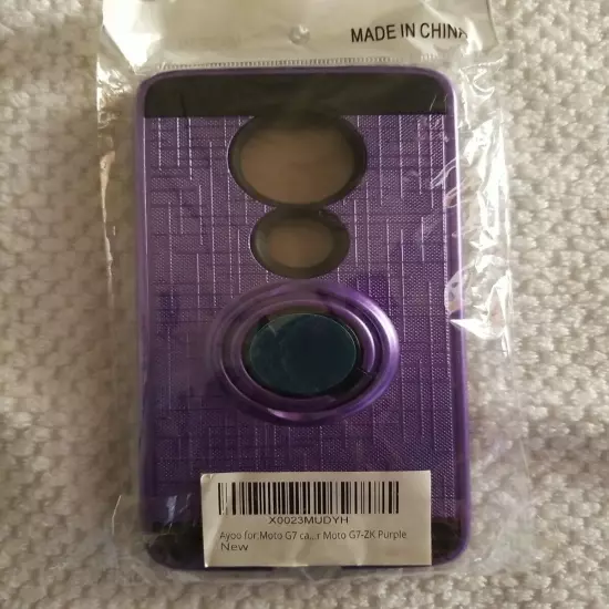 Ayoo For Moto G7 -ZK Case Phone Purple 