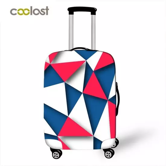 Colorful Luggage Suitcase Protector Cover Elastic Anti- Dust Scratch Case Bag