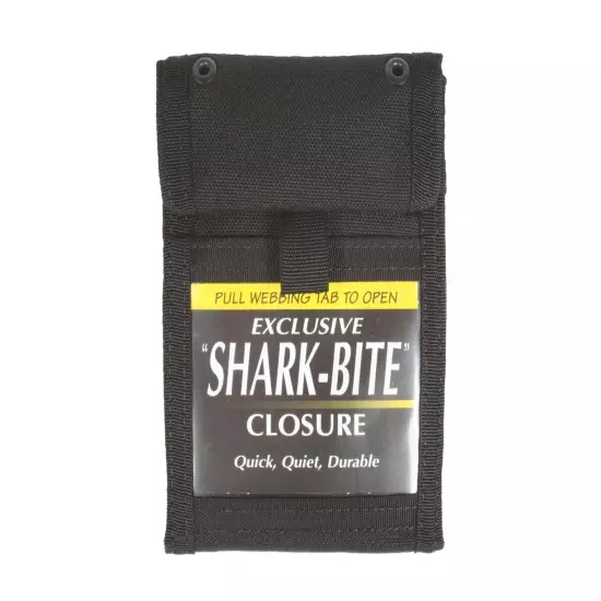 Spec-Ops T.H.E. Wallet, BK - Black w/ 'Shark-Bite' Closure: 100070101