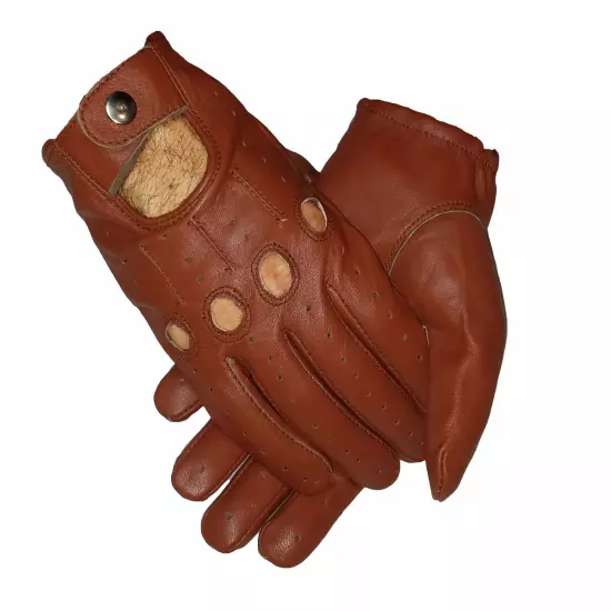 Genuine Leather Driving Gloves 