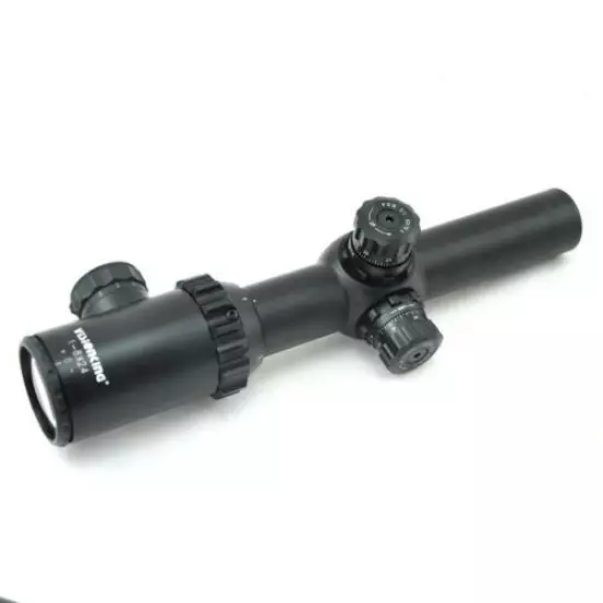 Visionking 1-8x24 Illuminated Mil-dot Reticle Rifle Scope Military Long Range