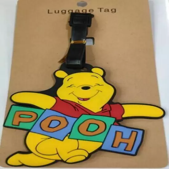 Disney Winnie the pooh PVC Travel Bags Baggage Backpack Suitcase Luggage Tags 