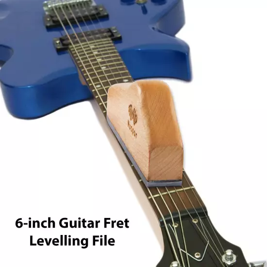 Muspor 6inch Guitar Fret Levelling File Metal Flat File Luthier Repair Tool I5O3