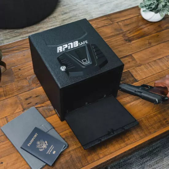 RPNB Gun Security Safe Quick-Access Firearm Safety Device Biometric Fingerprint