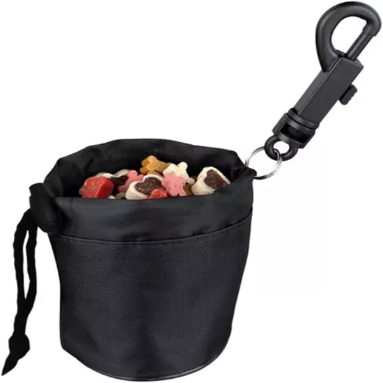 Mini Snack Bag Food Treat Storage Holder Training Pet Dog Cat Puppy Bag,Black