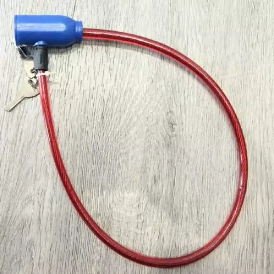 Cable lock for bike or gun with 2 keys