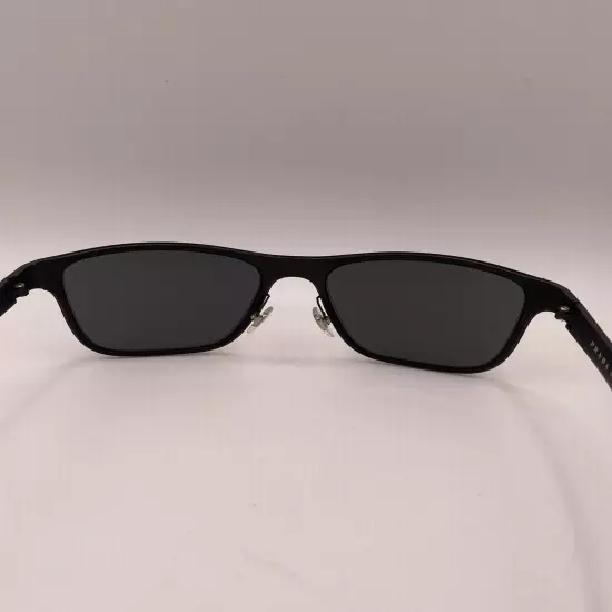 Authentic Prada SPS 56Q DG0-1A1 Black Rubber/Grey Men’s Sunglasses Italy