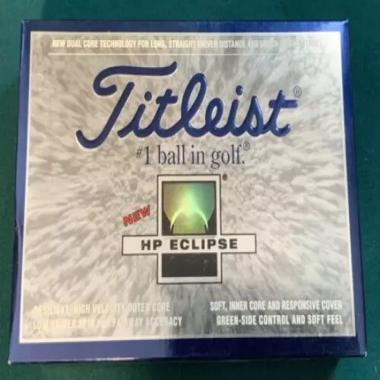 Fitleist One Dozen HP ECLIPSE Golf Balls New