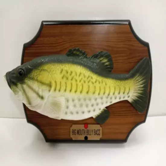 Vintage 1999 Gemmy Big Mouth Billy Bass Singing Fish Tested and Working