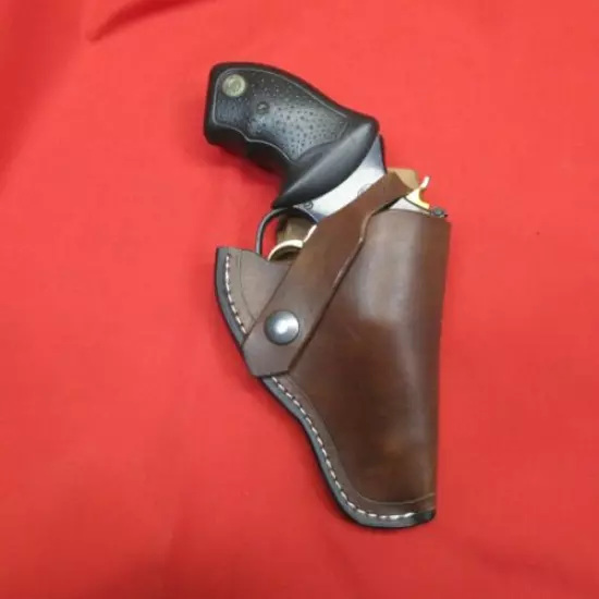 WESTERN COWBOY LEATHER HOLSTER FOR TAURUS 22,DA, 9 SHOT REVOLVER