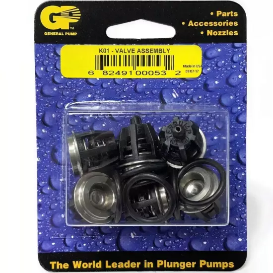 General Pump Kit 1, Valve Assembly - OEM Parts for General Pump and Interpump