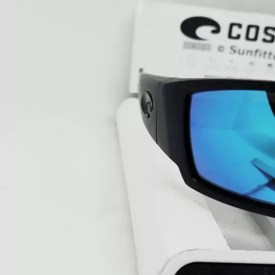 COSTA DEL MAR blackout/blue mirror CORBINA polarized 580G sunglasses NEW IN BOX!