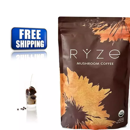 New RYZE Mushroom Coffee Organic Coffee 30 Servings in one Pack