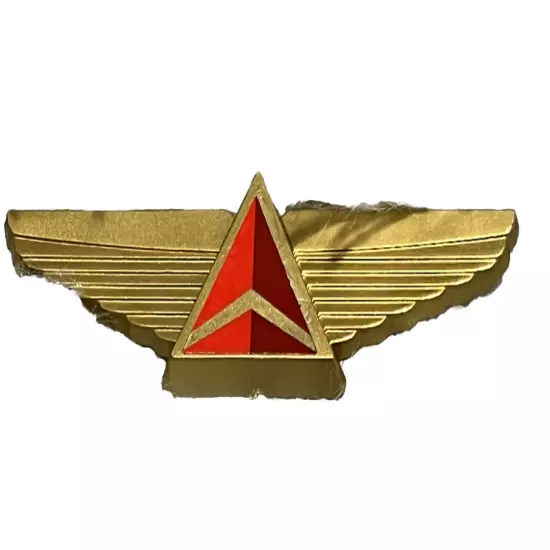 Delta Brand First Class Pilot Wings Airplane Pin NEW