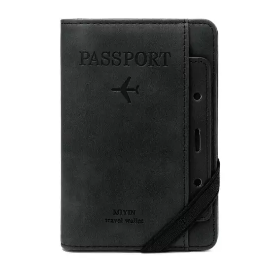 Passport Holder:Family Travel Wallet RFID Document Passport Holder Organizer Bag