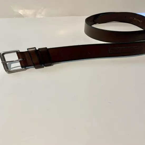 POLO RALPH LAUREN BROWN LEATHER BELT MEN'S SIZE 40 (BB1)