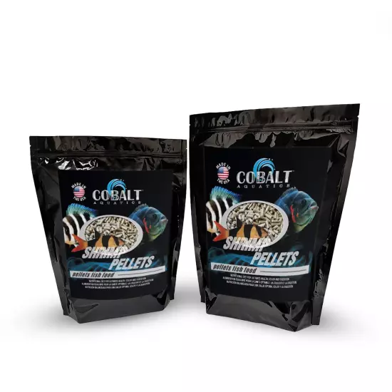 Cobalt Aquatics Shrimp Pellets 58oz Resealable Bag