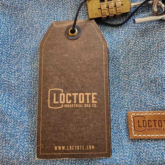 Loctote Industrial Bag Co Anti Theft Lock RFID Sack Blue