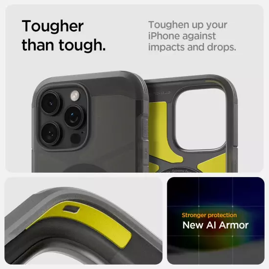 Spigen Tough Armor (AI) MagFit Case for iPhone 16 Pro Max/ 16 Pro/ 16 Plus/ 16