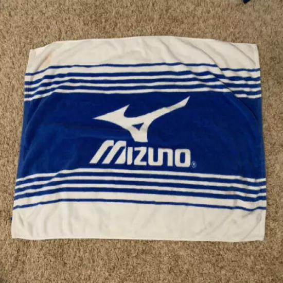 Mizuno Golf Towel Blue White Large 36 x 22