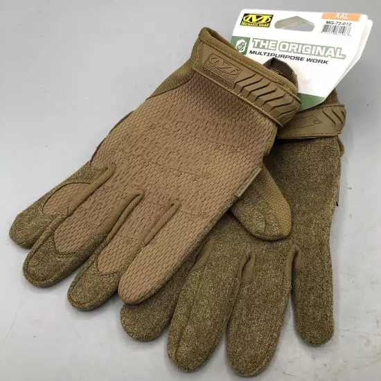 MECHANIX WEAR MG-72-012 Tactical Glove,Coyote Tan,2XL,PR 400R95