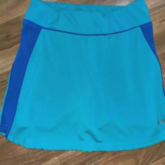 FILA Woman's Blue Poly Spandex Skort Shorts Skirt Size XL